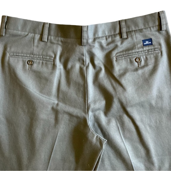Men’s Green Dockers Pants Pleated Classic Front Waist 40 Length 34 - Picture 5 of 6